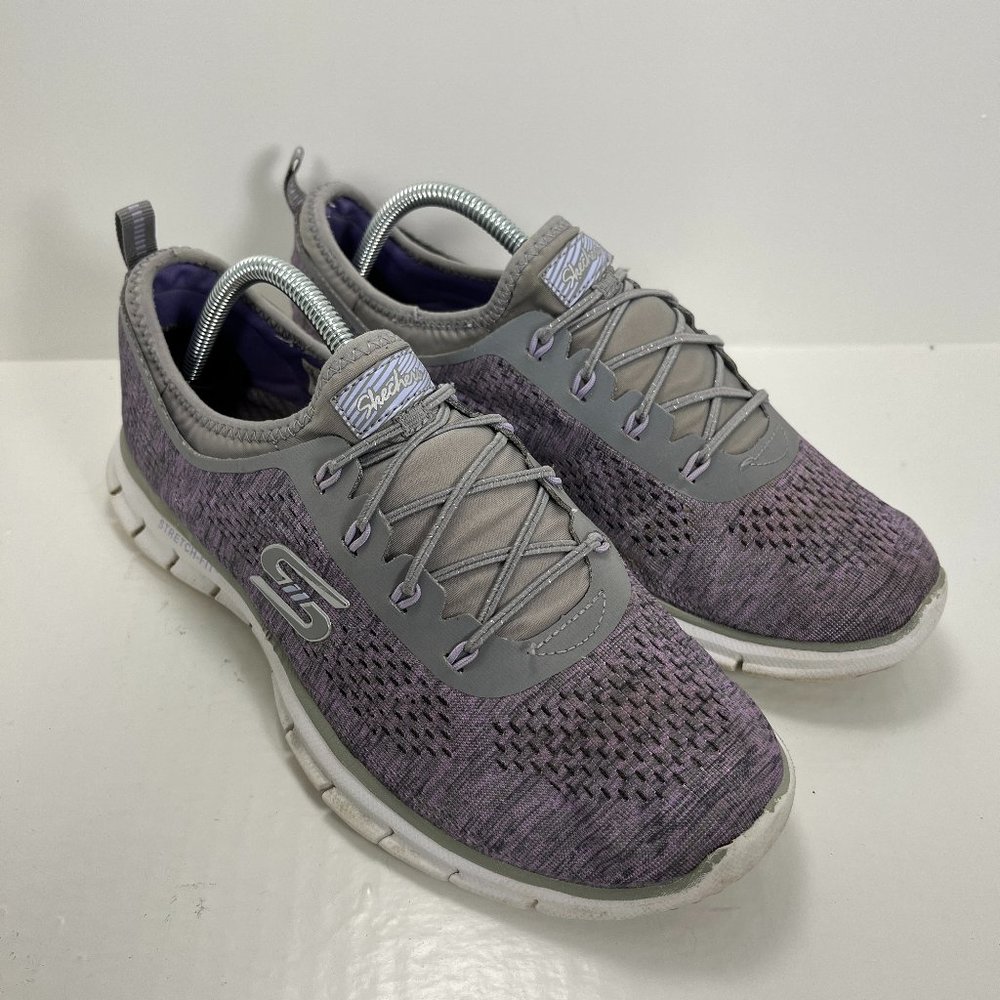 Skechers Stretch Slip On Purple Womens US Size 9 EUR 39 22722 Sneakers